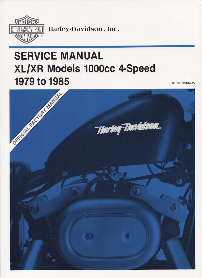 1979-1985 Harley Davidson Sportster XL XR Service Manual preview img 1