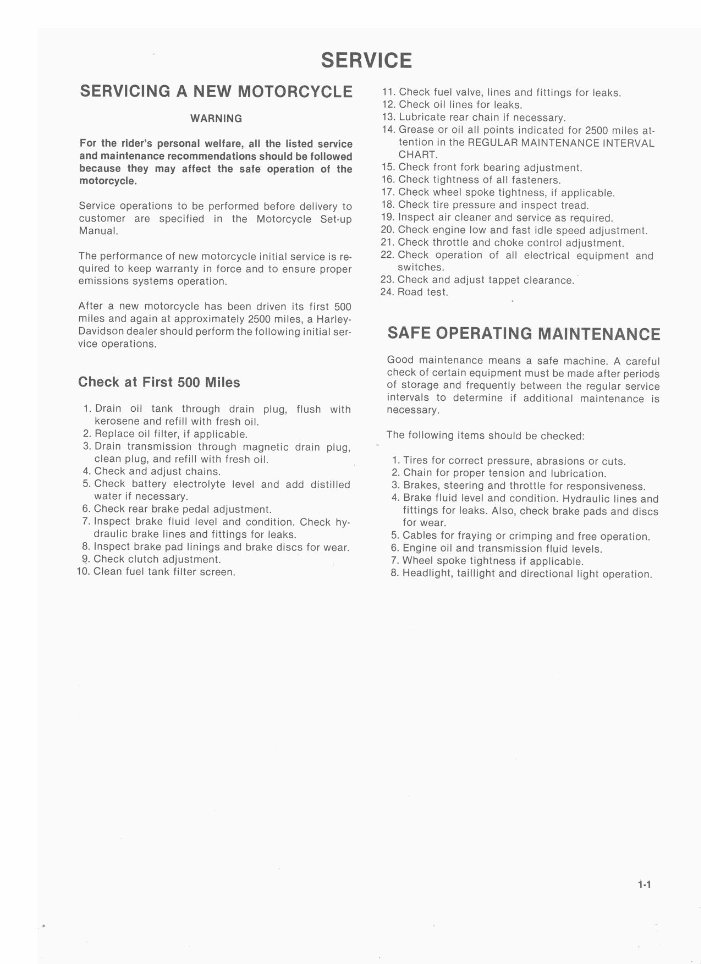 1979-1985 Harley Davidson Sportster XL XR Service Manual preview img 10