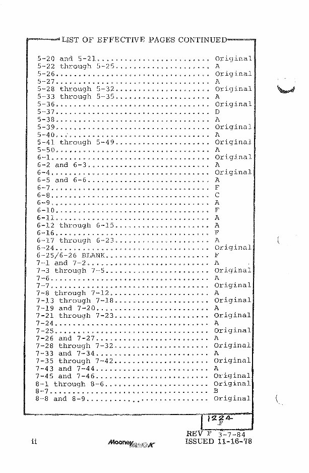 Mooney M20K (231) Pilot's Operating Handbook & Airplane Flight Manual preview img 8
