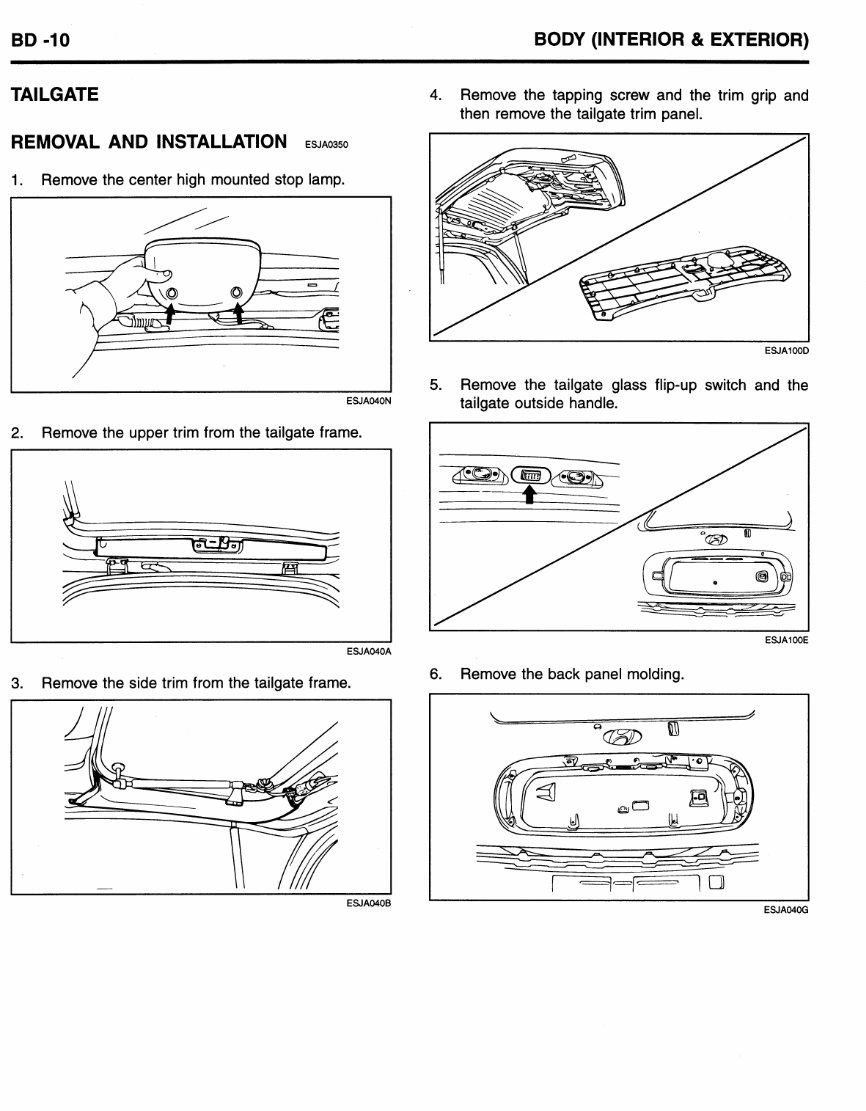 2002 Hyundai Santa Fe Service & Repair Manual preview img 10