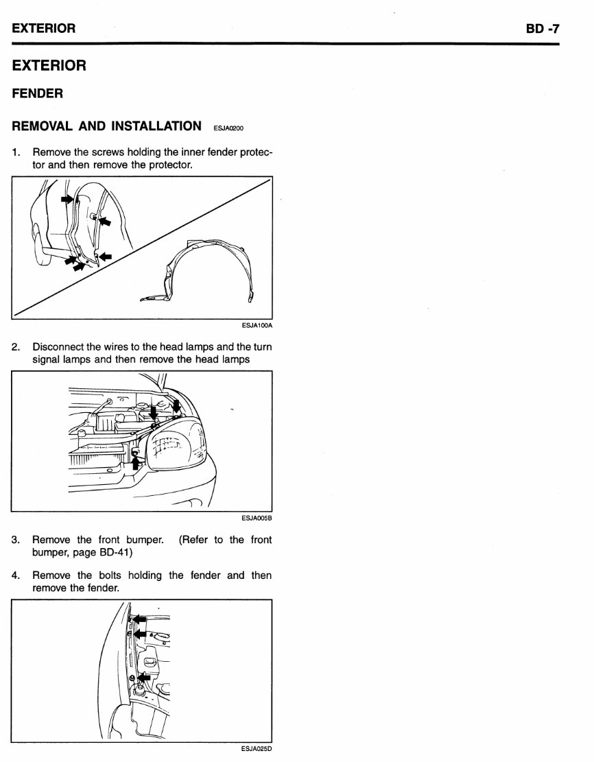 2002 Hyundai Santa Fe Service & Repair Manual preview img 7
