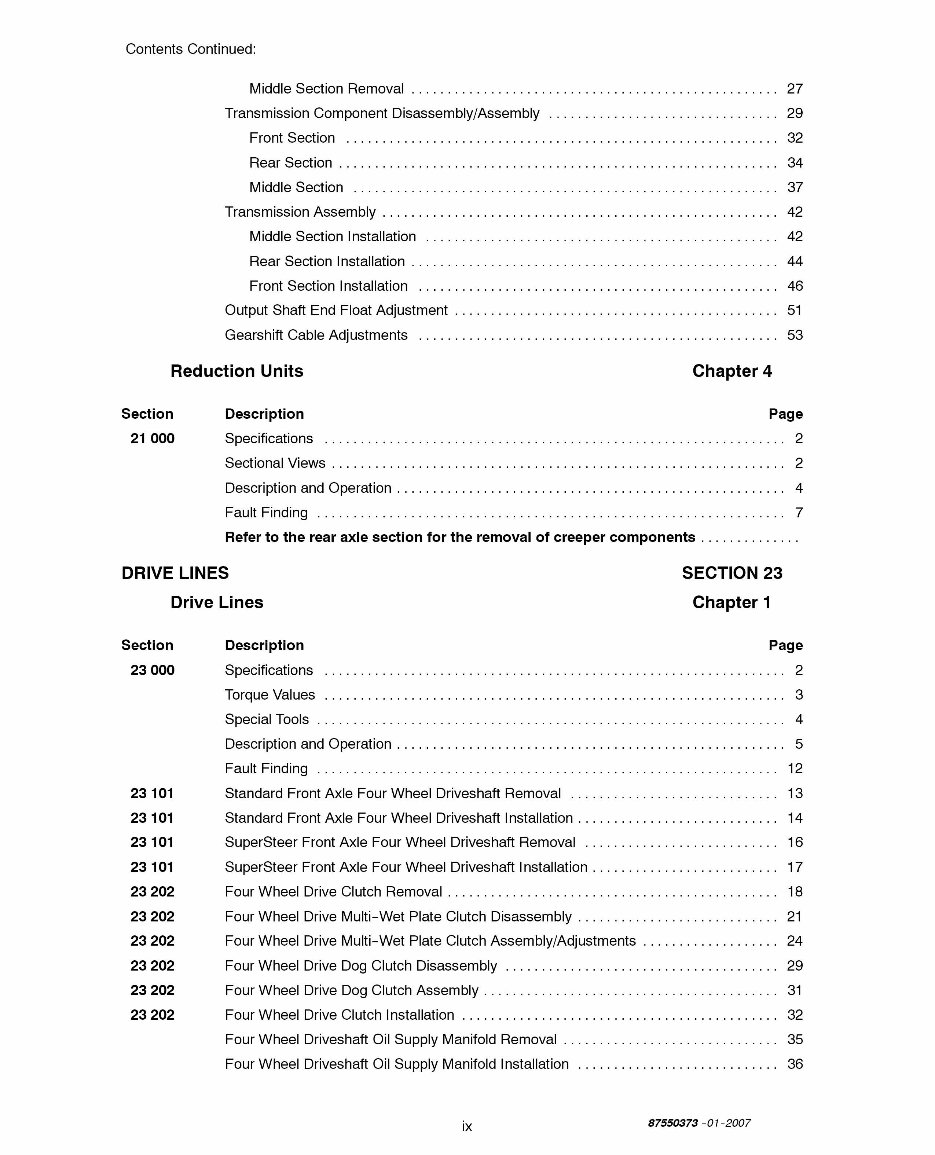 New Holland TS115A Factory Service & Work Shop Manual preview img 10