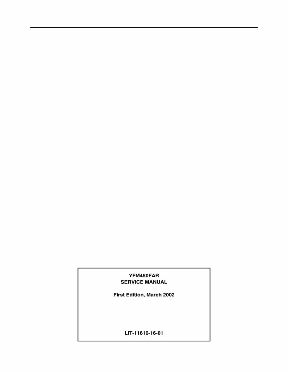 2003-2006 Yamaha Kodiak 450 YFM450 Service & Repair Manual preview img 3