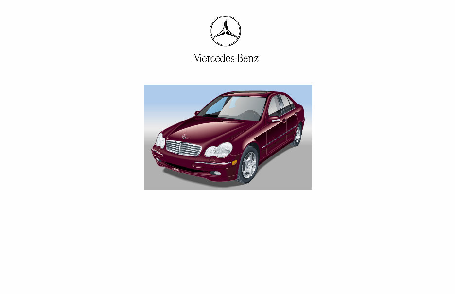 2002 Mercedes-Benz C-Class C320 Owners Manual preview img 1