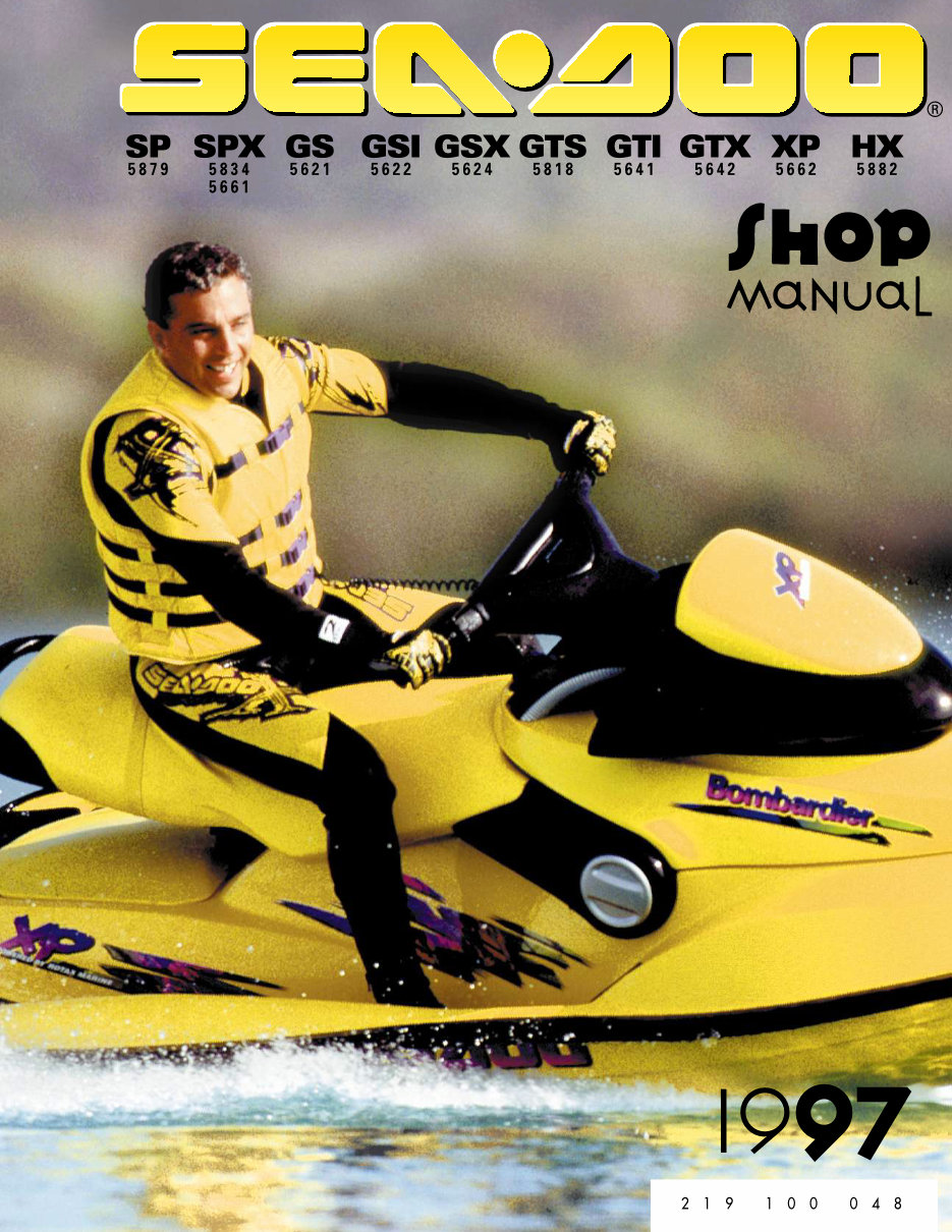 Seadoo GTX 5642 1997 Factory Service Repair Manual preview img 1