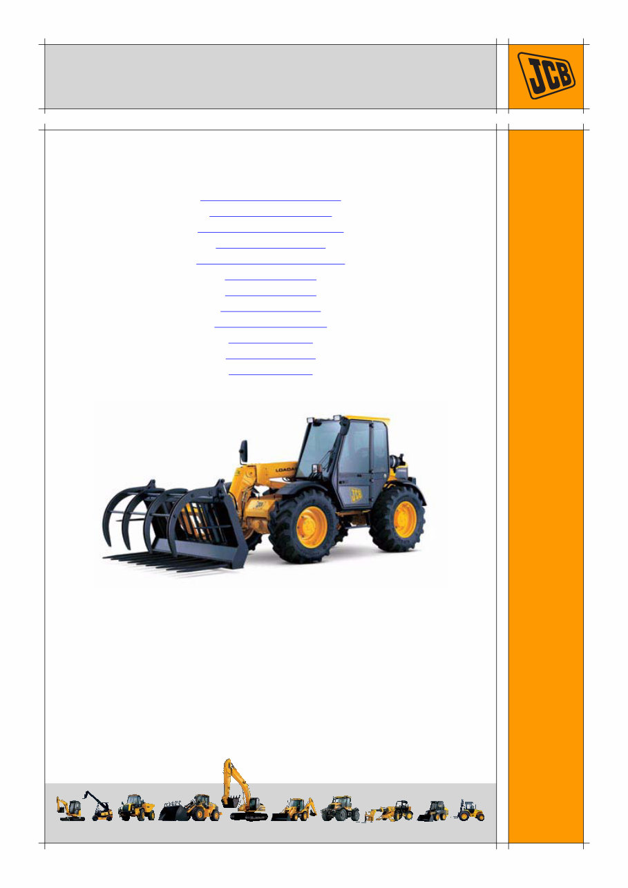 JCB 526/528 Telescopic Handlers OEM Service & Repair Manual preview img 3