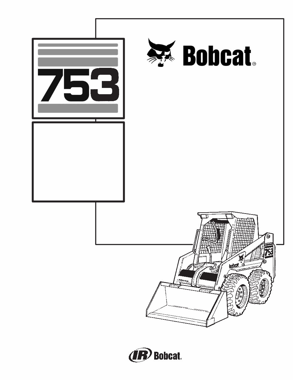 Bobcat 753 Skid Steer Loader OEM Service & Repair Manual preview img 1