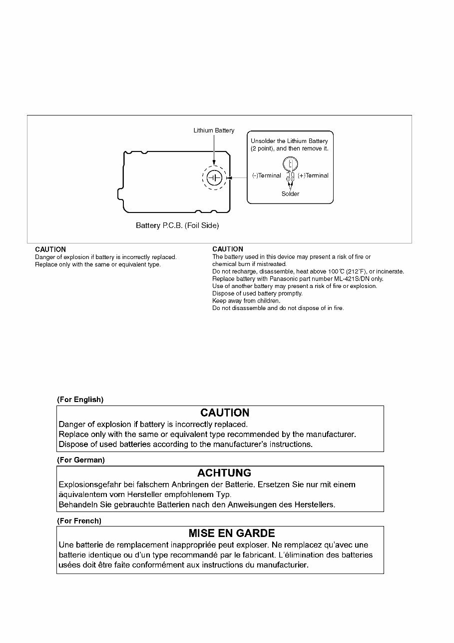 Panasonic Lumix DMC-TZ100 TZ101 TZ110 ZS100 ZS110 Service Manual preview img 6