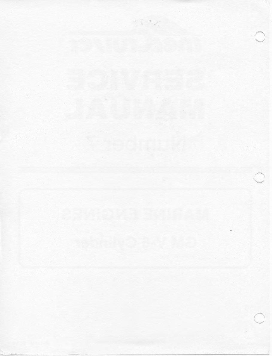 1983-1993 Mercruiser GM V6 175 185 205 3.8L 4.3L Marine Engine Service & Repair Manual preview img 2
