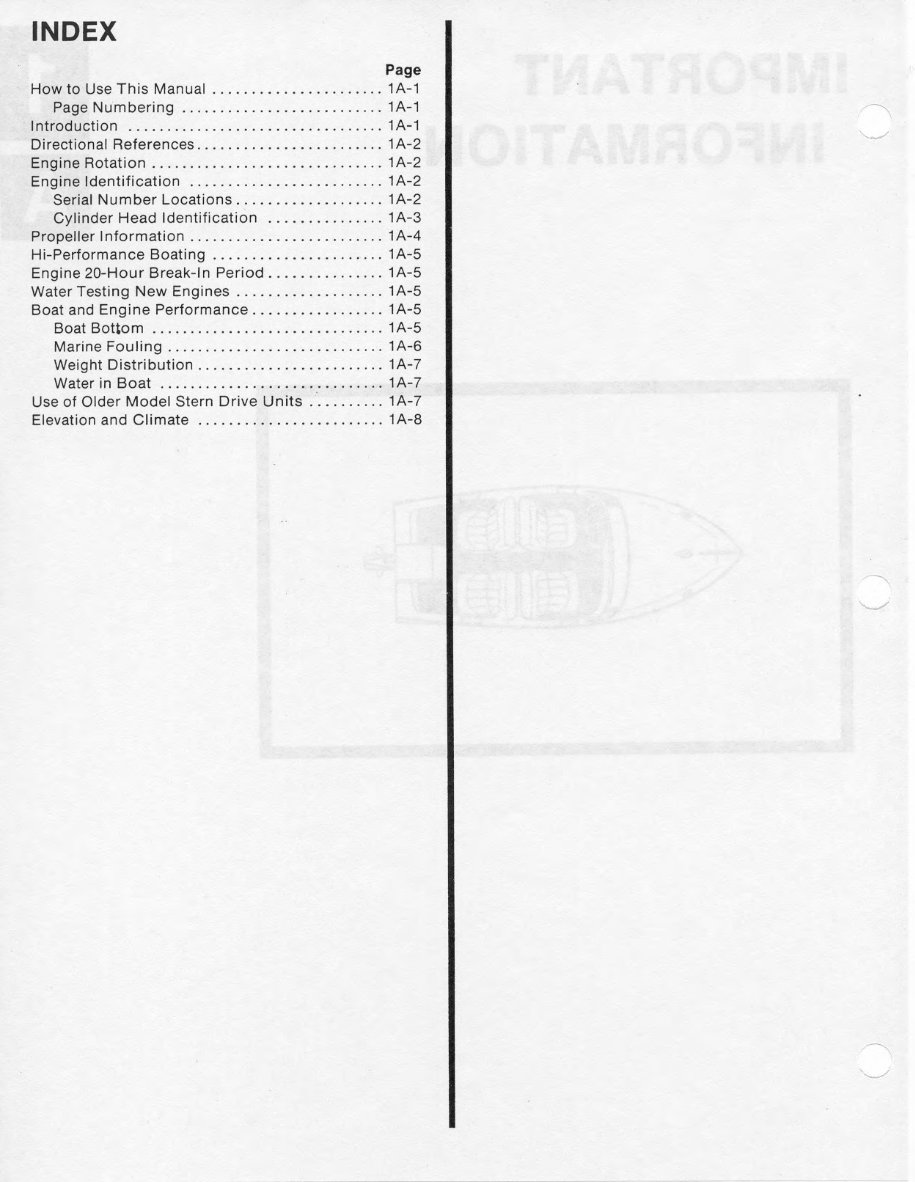 1983-1993 Mercruiser GM V6 175 185 205 3.8L 4.3L Marine Engine Service & Repair Manual preview img 9