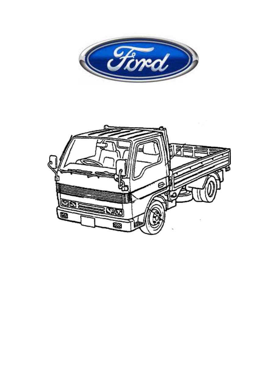 Mazda T3000 T3500 T4000 Factory Service Repair Manual preview img 1
