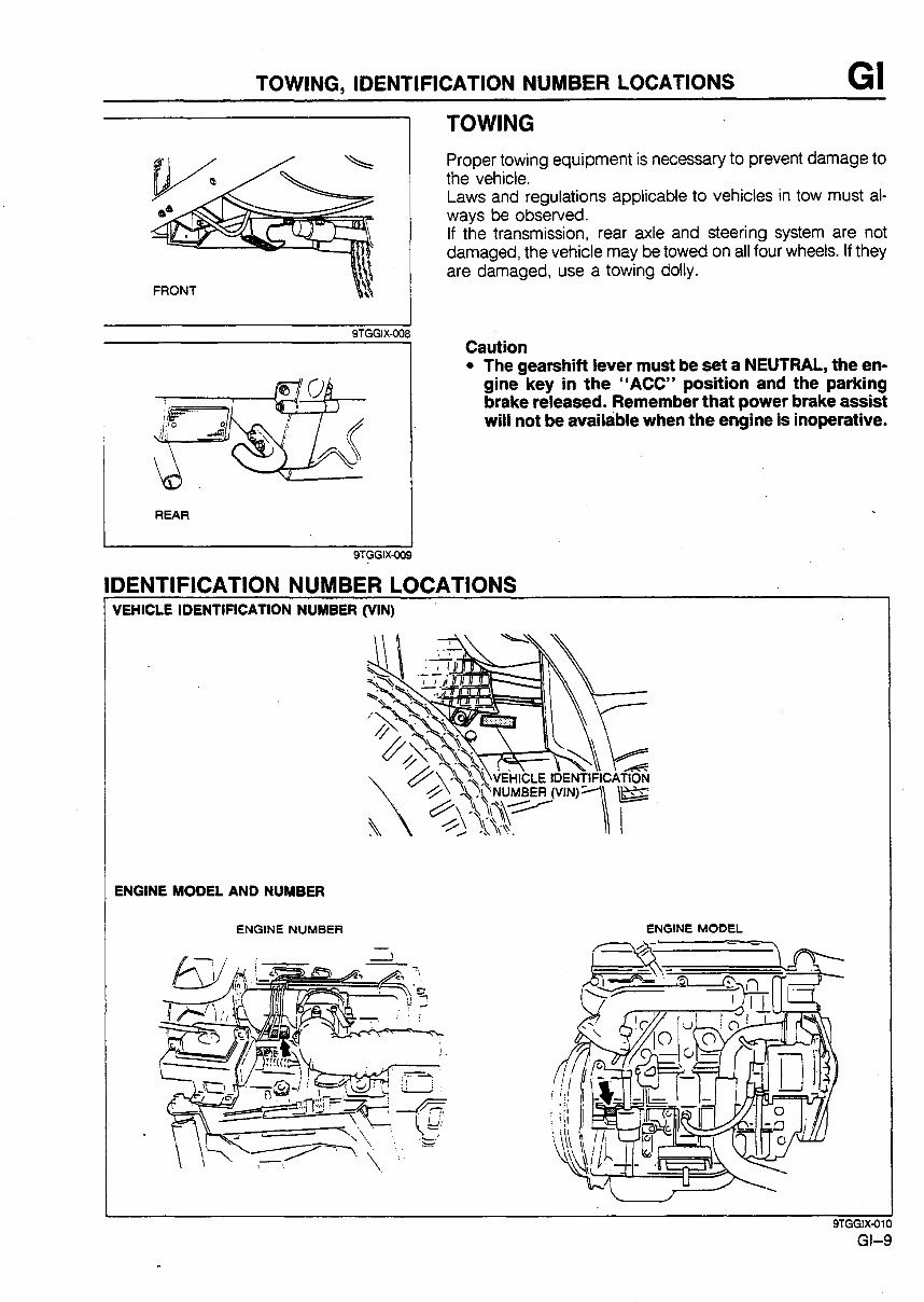 Mazda T3000 T3500 T4000 Factory Service Repair Manual preview img 10