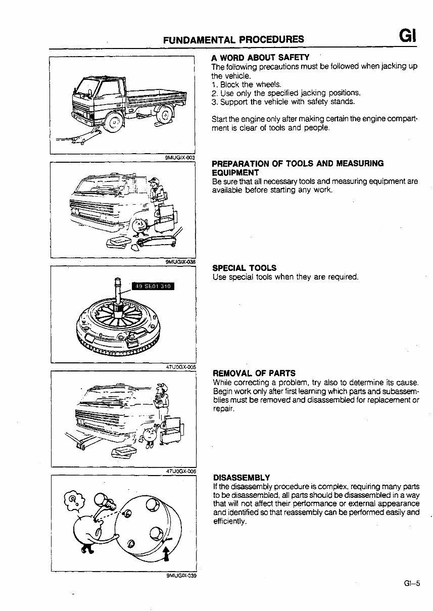 Mazda T3000 T3500 T4000 Factory Service Repair Manual preview img 6