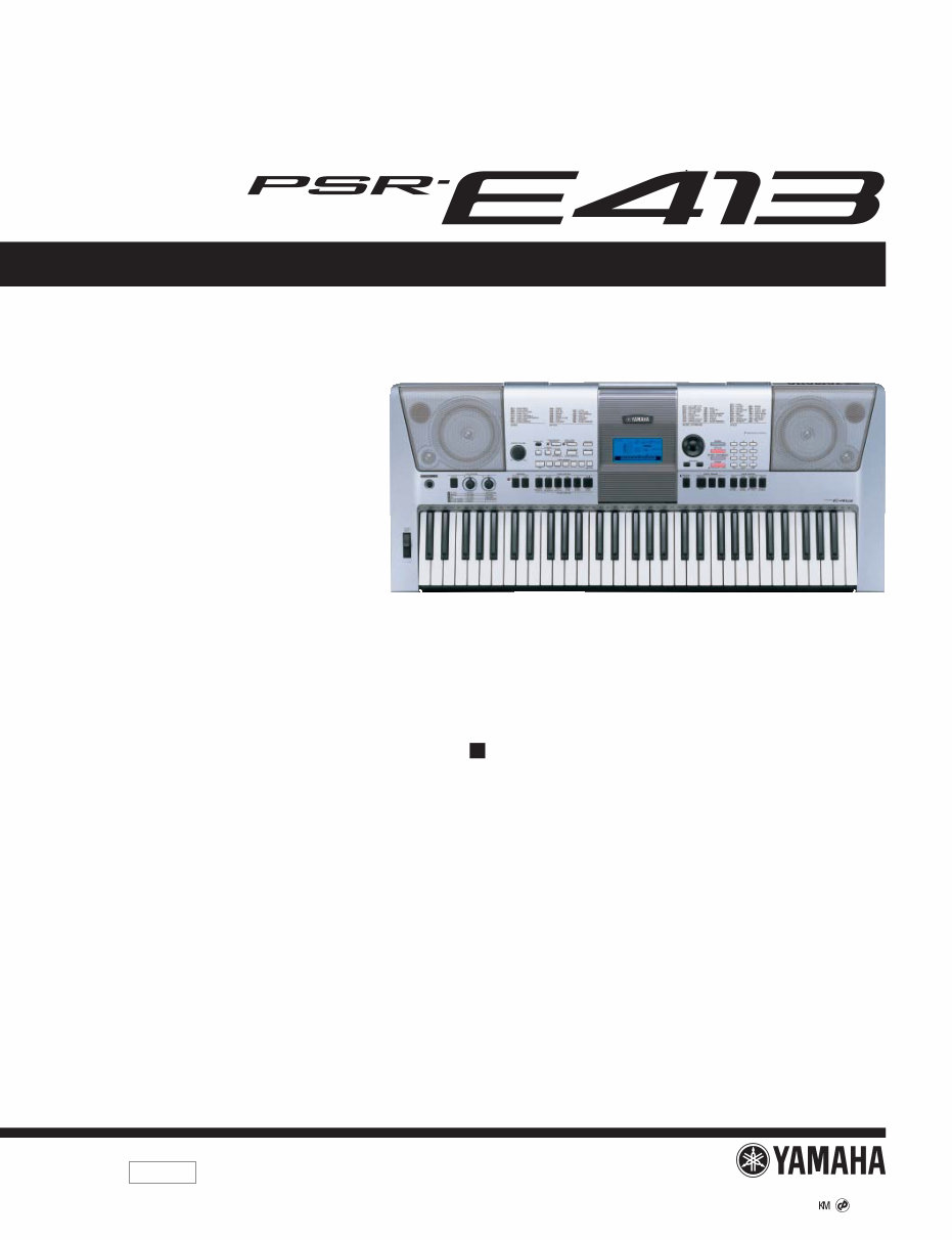 Yamaha psr-e413 psre413 psr 413 complete service manual preview img 1