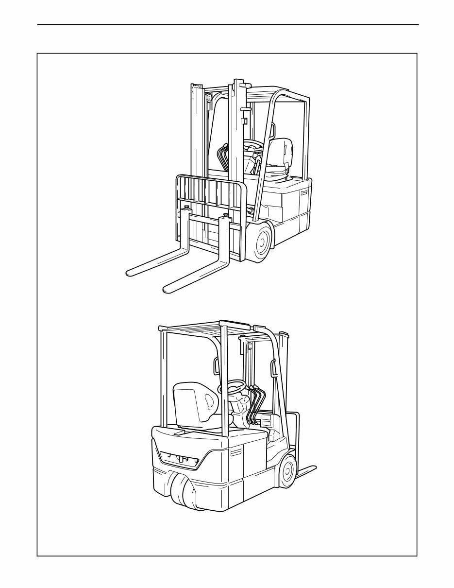 Toyota 7FBEF15 7FBEF16 7FBEF18 7FBEF20 Electric Forklift Truck Service Repair Workshop Manual preview img 3
