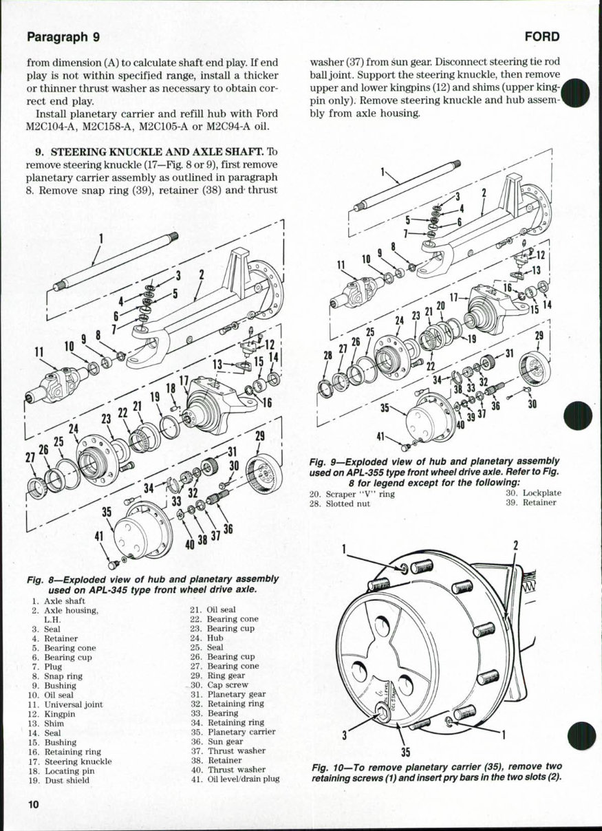 Ford TW-5, TW-15, TW-25, TW-35 Tractor Service Repair Manual preview img 10
