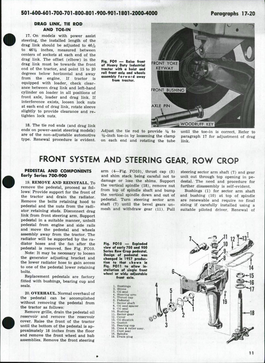 FORD Tractor 900 901 1801 Repair Manual preview img 10