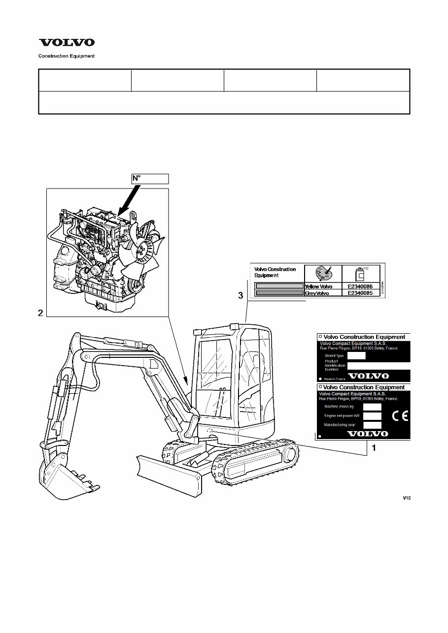 Volvo ECR38 Compact Excavator Service & Repair Manual preview img 2