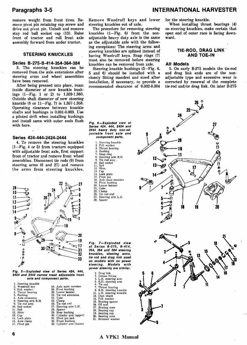 IH International Harvester 354 tractor Repair Service Manual preview img 6