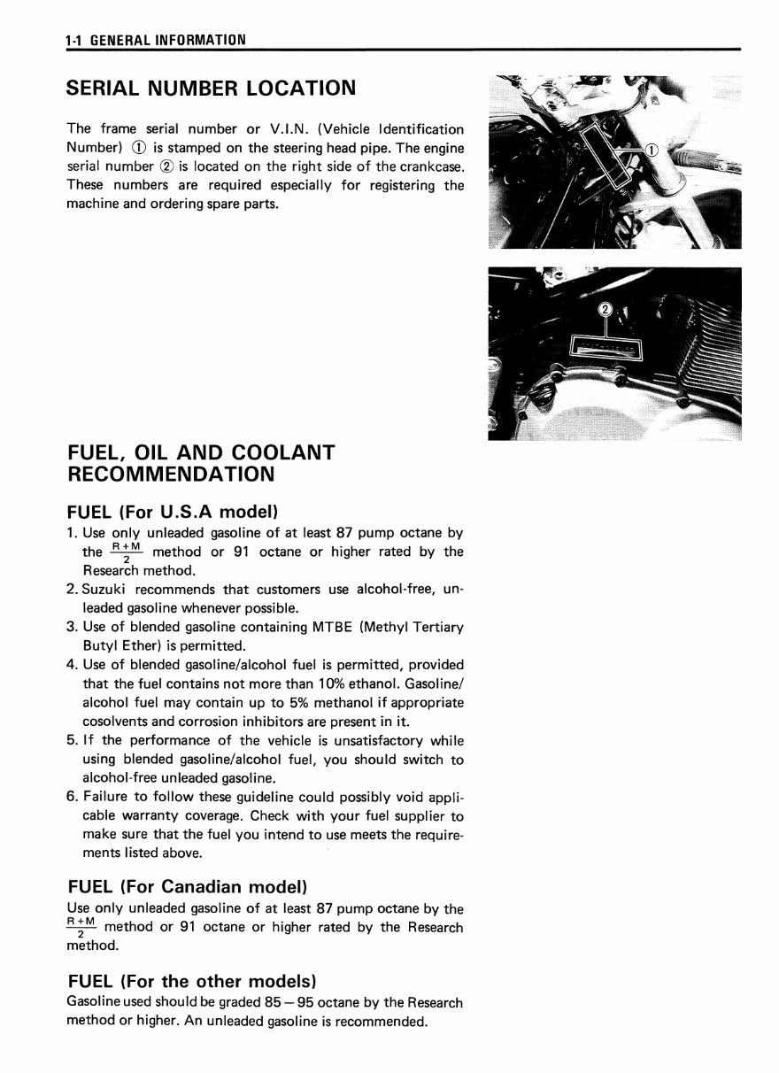 Suzuki bandit 400 manual preview img 5