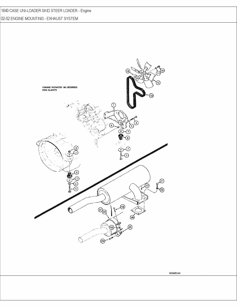 Case 1840 Skid Steer Loader OEM Service & Repair Manual (incl. Parts Catalog) preview img 6