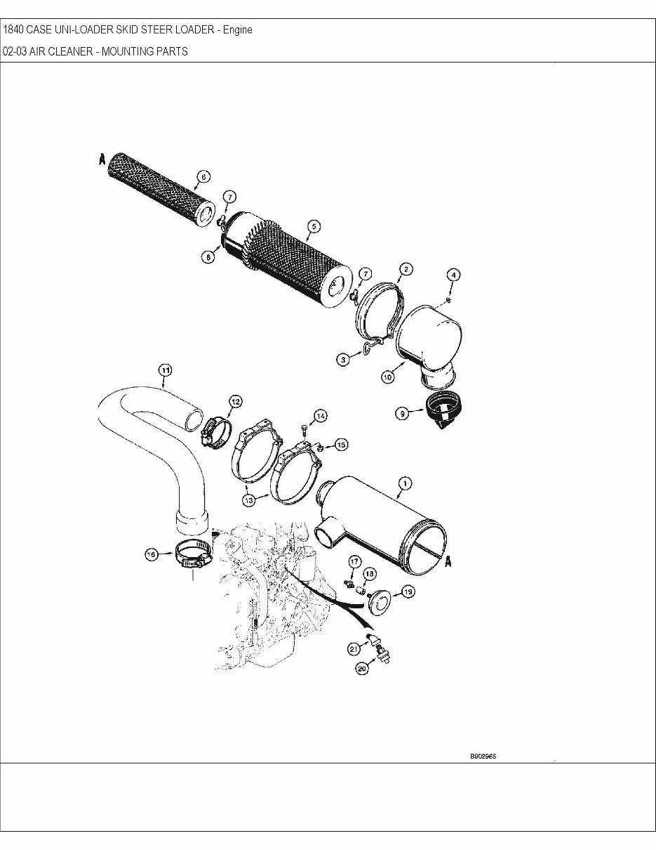 Case 1840 Skid Steer Loader OEM Service & Repair Manual (incl. Parts Catalog) preview img 8