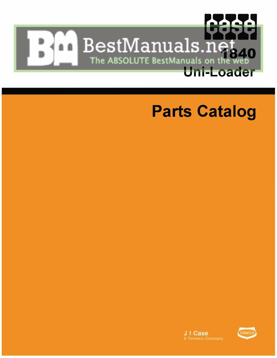 thumbnail image 2 of Case 1840 Uni-Loader Skidsteer Service Repair Manual – 722 Pages – Printed Shop Rebuild Book 2 of 4