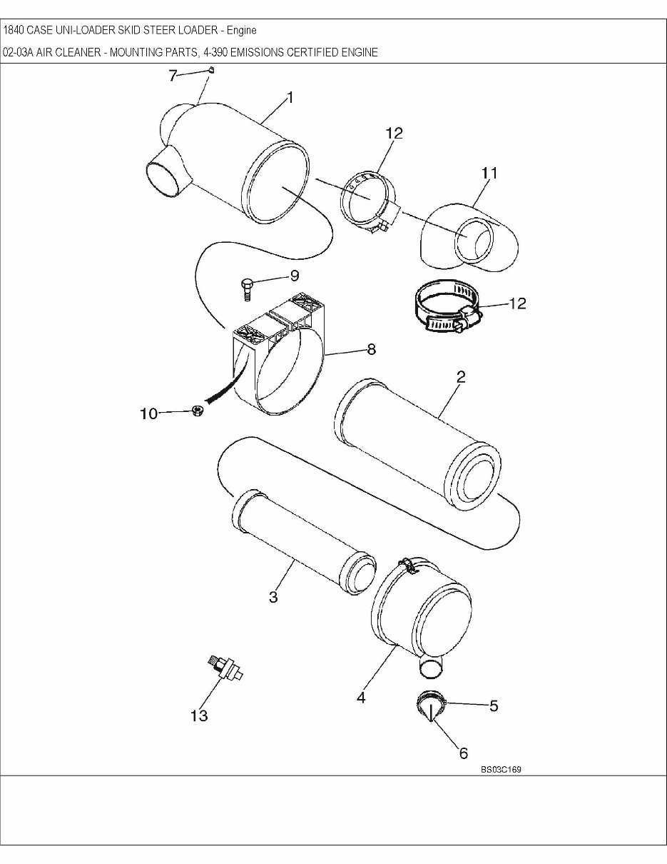 Case 1840 Skid Steer Loader Illustrated Parts List Manual Catalog - preview img 10