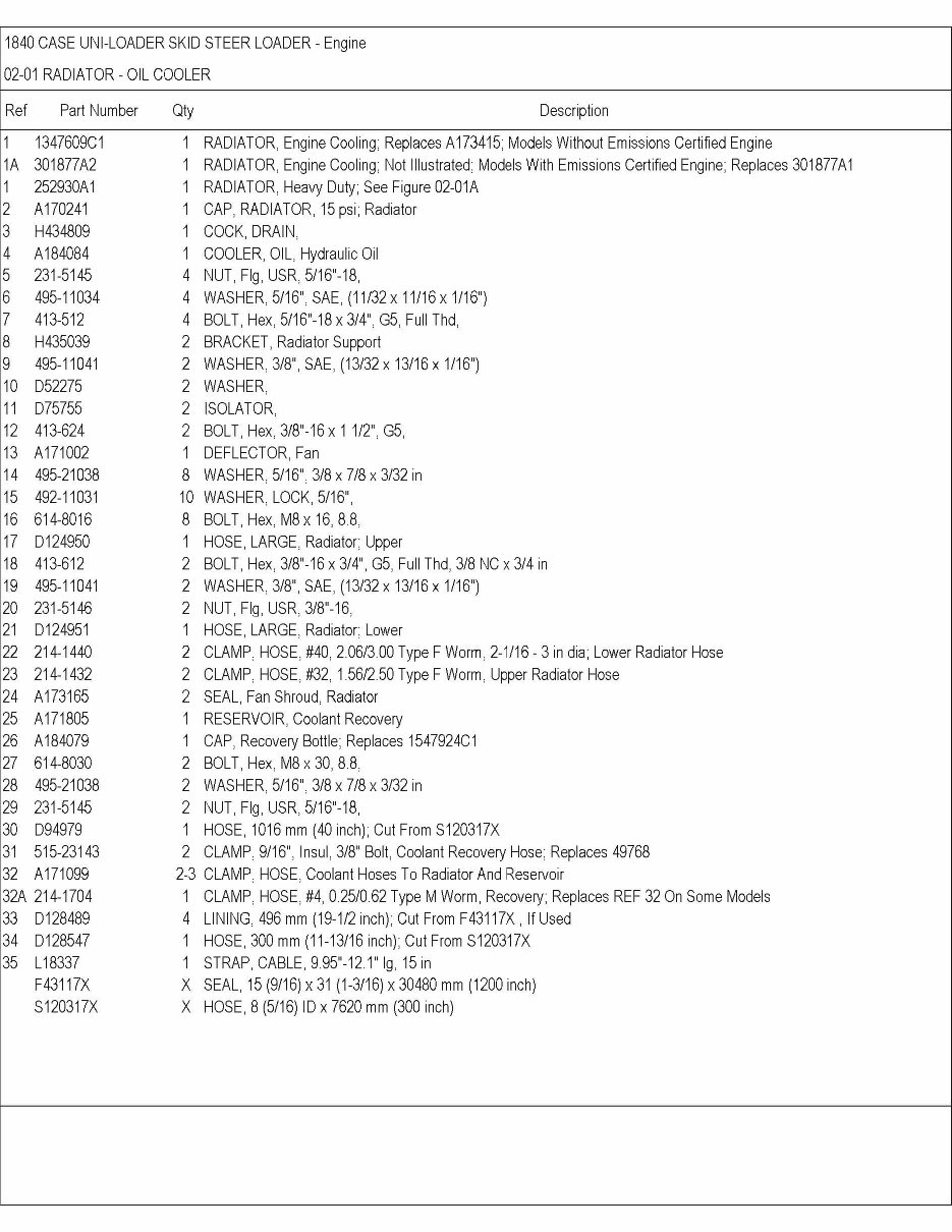 Case 1840 Skid Steer Loader Illustrated Parts List Manual Catalog - preview img 3
