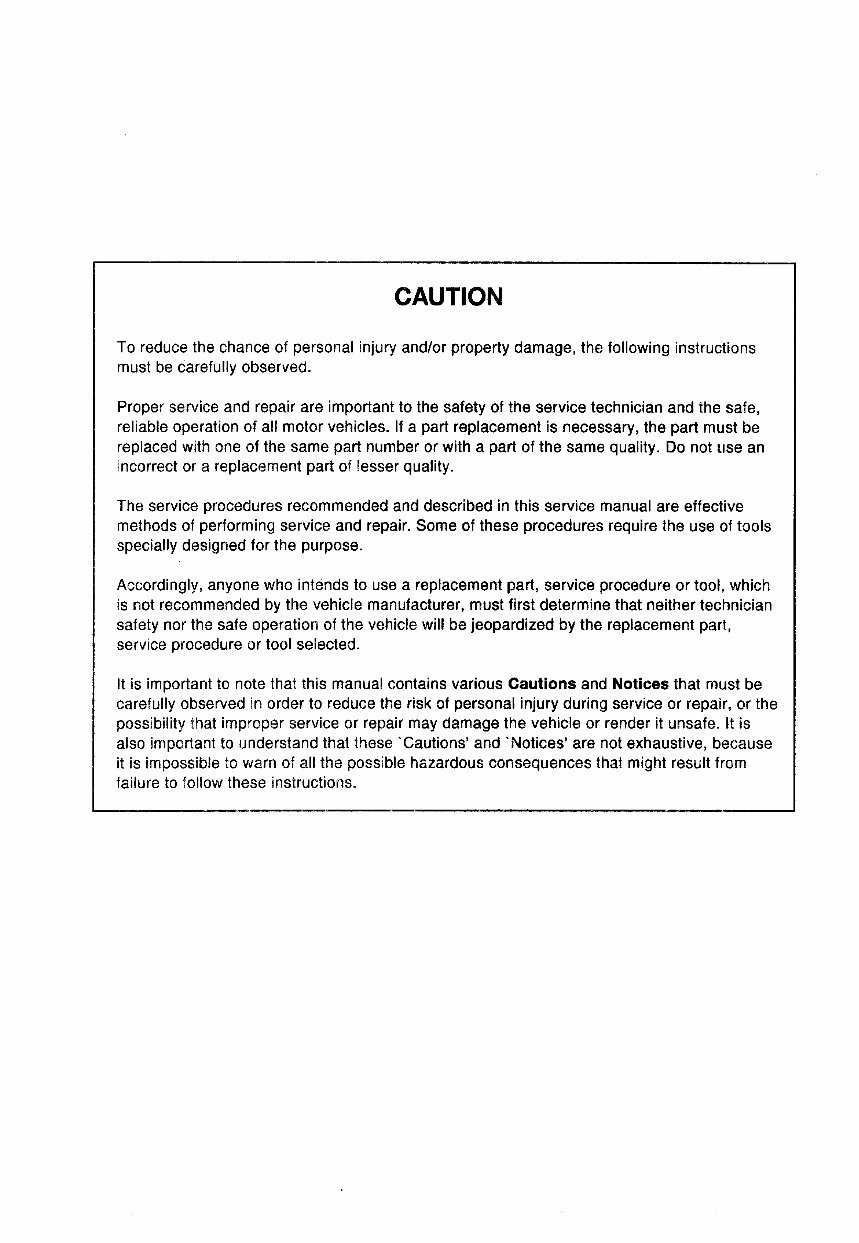 1997-2001 Isuzu Truck Forward Tiltmaster NPR W4 4000 V8 EFI Gasoline Engine Service & Repair Manual preview img 3