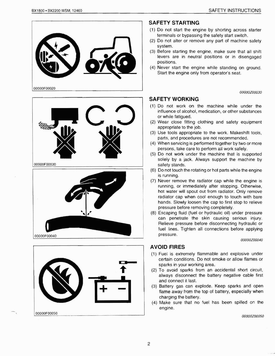 Kubota Bx2200 Tractor Factory Service Repair Manual preview img 3