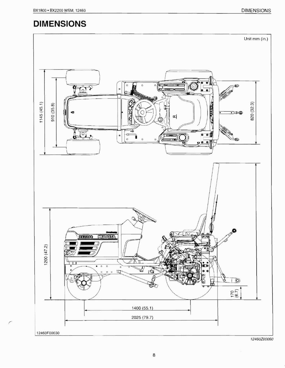 Kubota Bx2200 Tractor Factory Service Repair Manual preview img 9