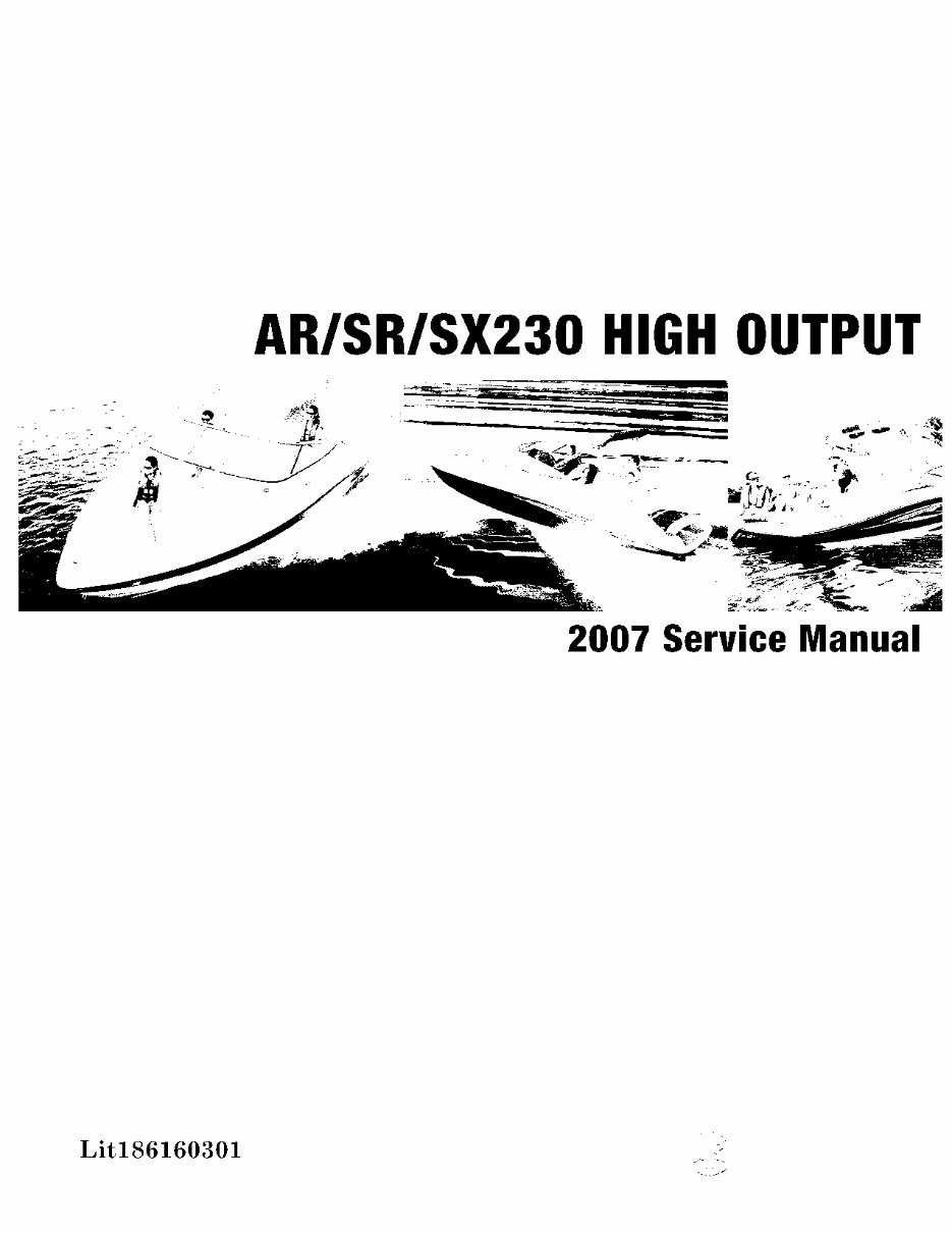 2008-2009 Yamaha AR230 HO/SX230 HO/232 Limited/232 Limited S Boats OEM Service & Repair Manual preview img 2