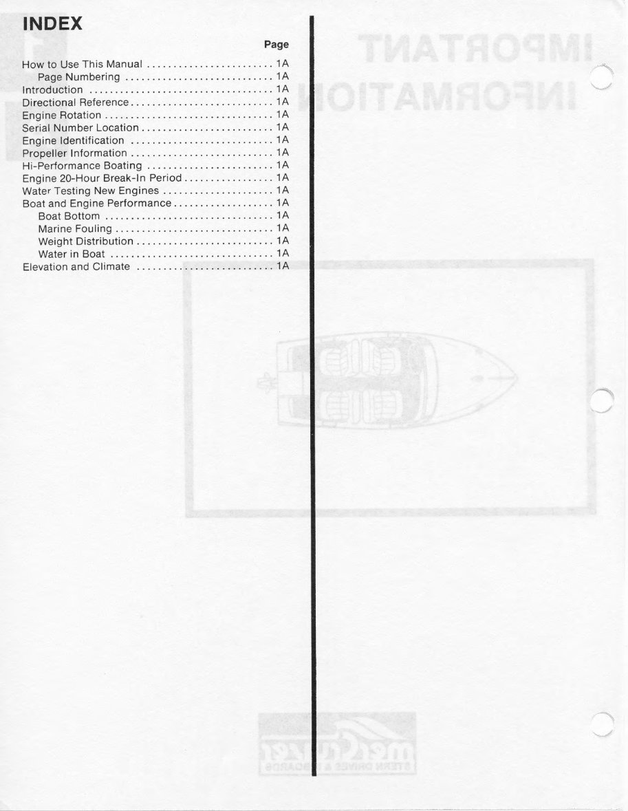 1989-1995 Mercruiser Mercury Marine 4 Cyl 165 170 180 190 3.7L Alpha One Engine Service & Repair Manual preview img 8