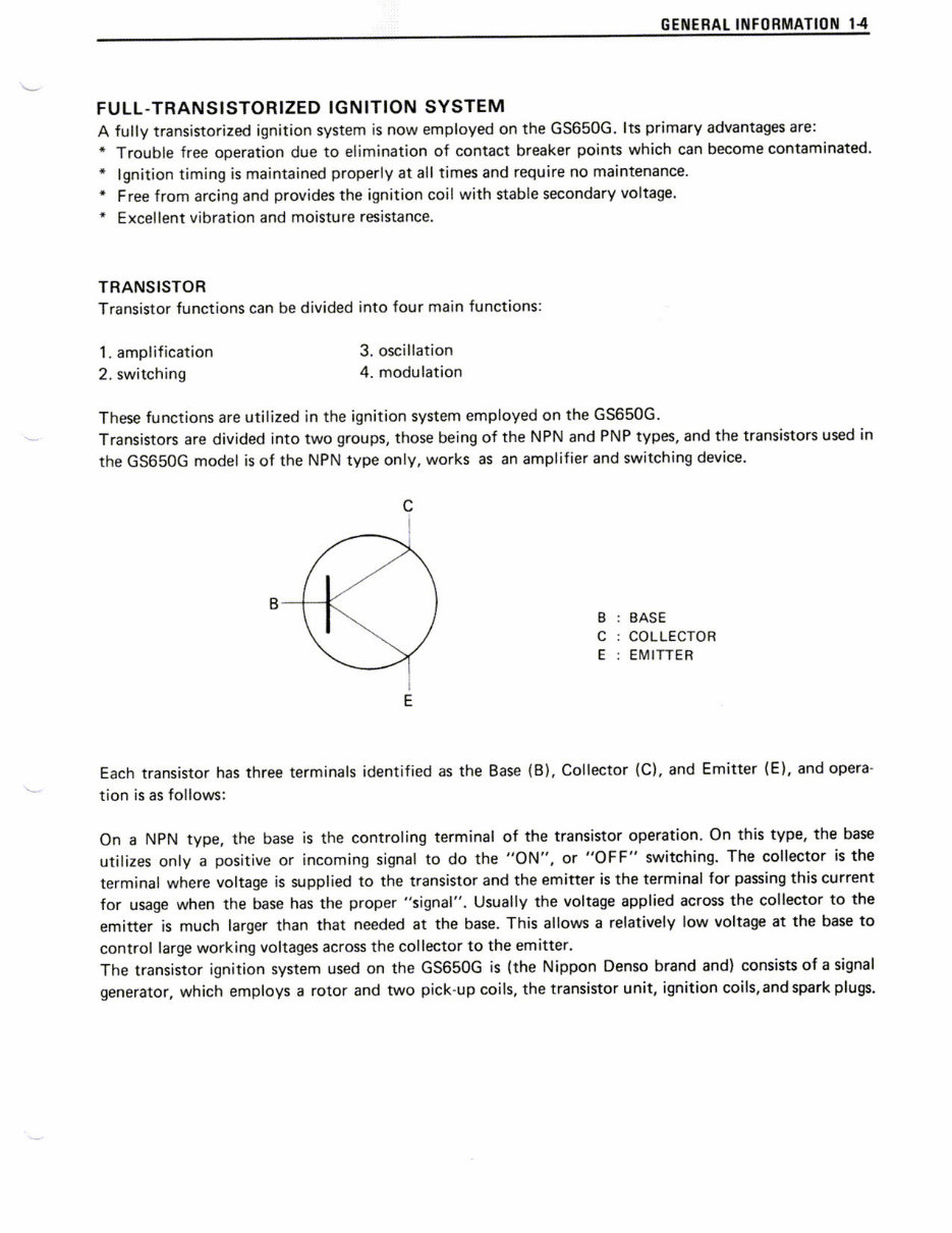 1981-1983 Suzuki GS650G / GS650GL Service & Repair Manual preview img 9