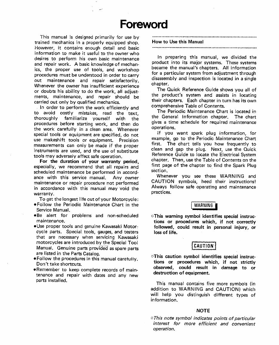 Kawasaki Vulcan 750 VN750 Motorcycles Service Repair Manual preview img 7