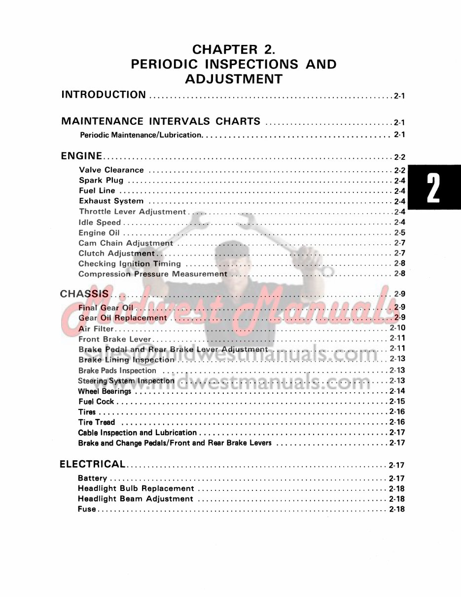 1987-1995 Yamaha Moto 4 200 & 225 & 250 & 350 Service & Repair Manual preview img 10