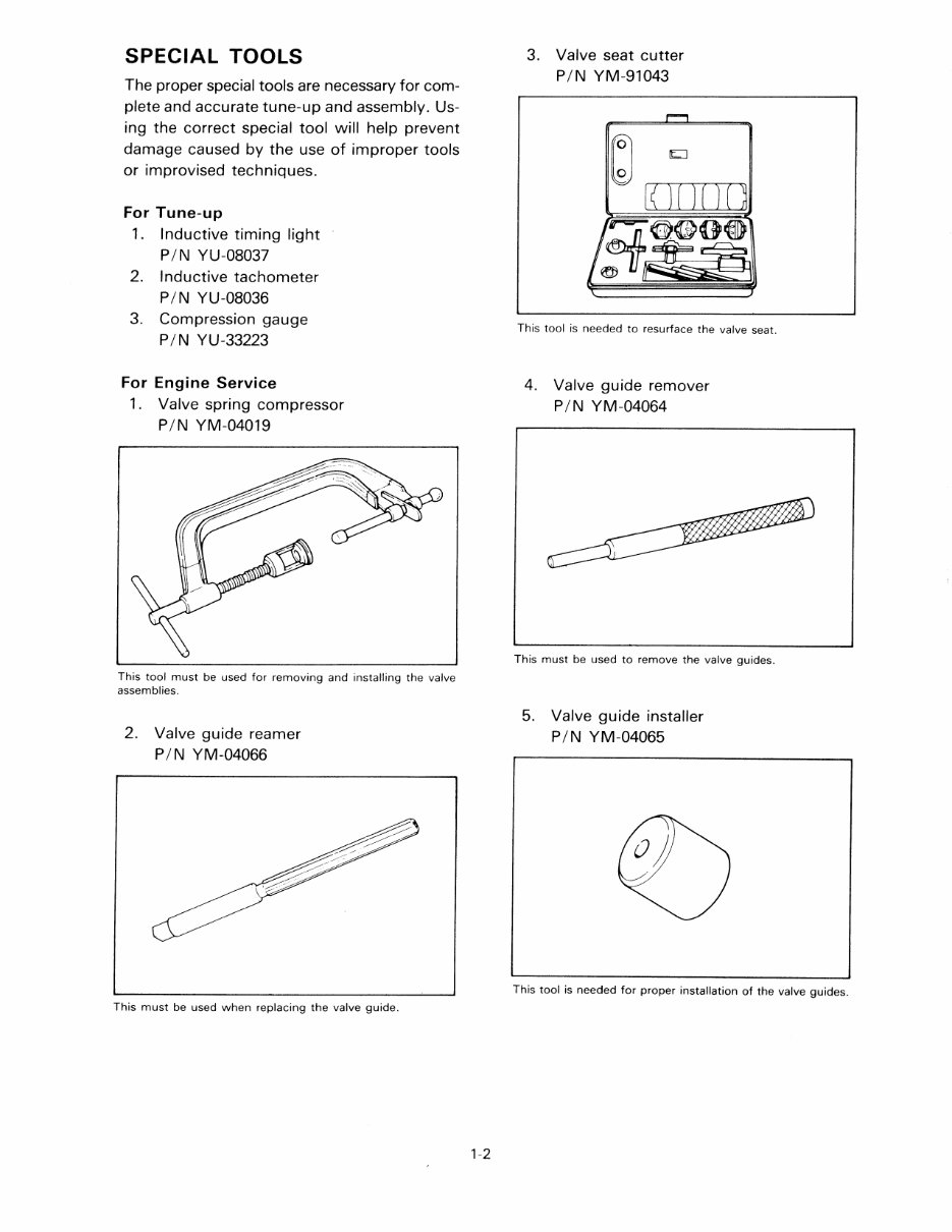 1987-1995 Yamaha Moto 4 200 & 225 & 250 & 350 Service & Repair Manual preview img 5