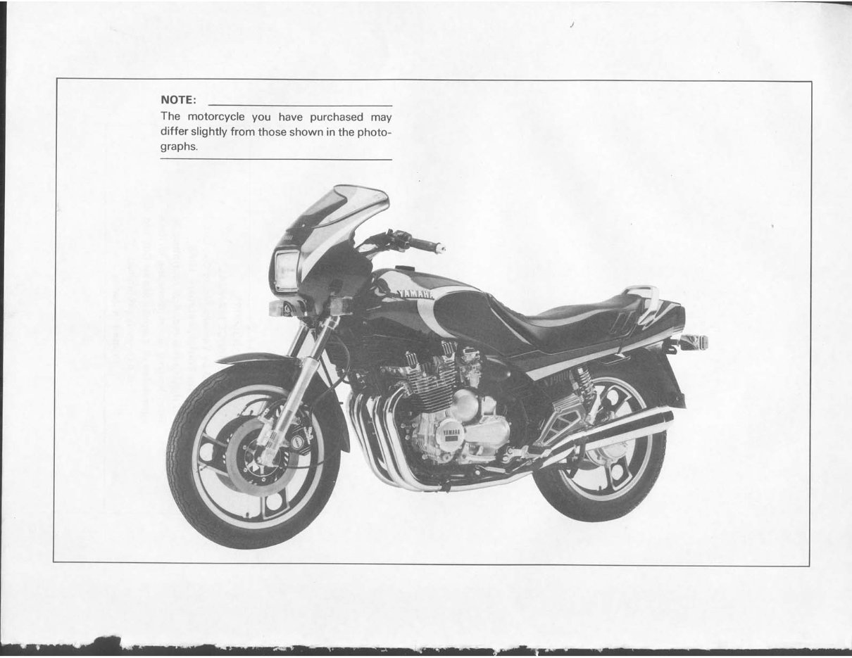 1984-1994 Yamaha XJ900 Service & Repair Manual preview img 1