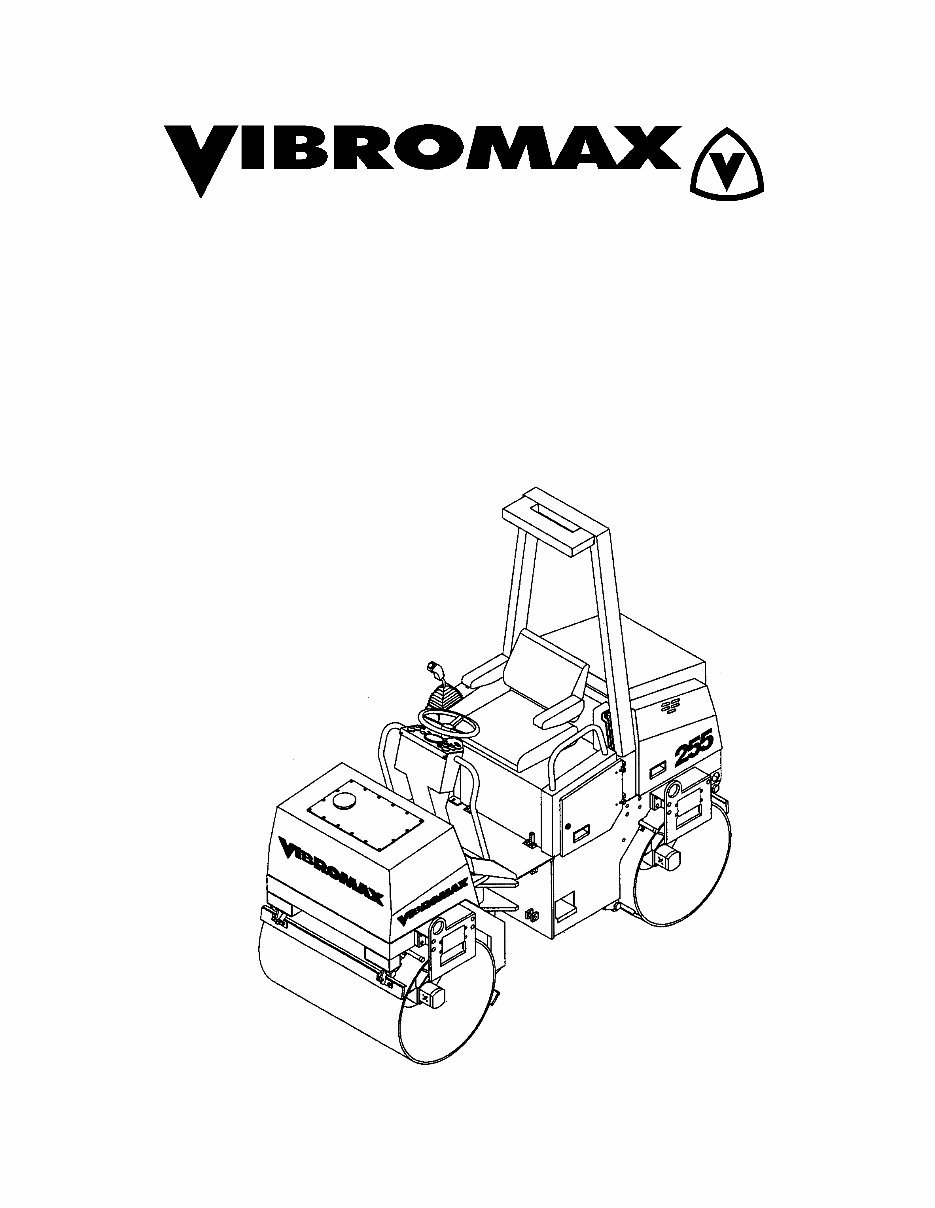 JCB Vibromax 255 265 Tandem Roller Service Repair Workshop Manual preview img 1
