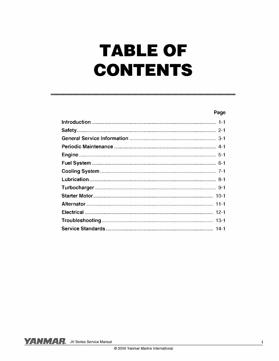 Yanmar Marine Diesel Engine 3JH5E Service Repair Shop Manual preview img 3