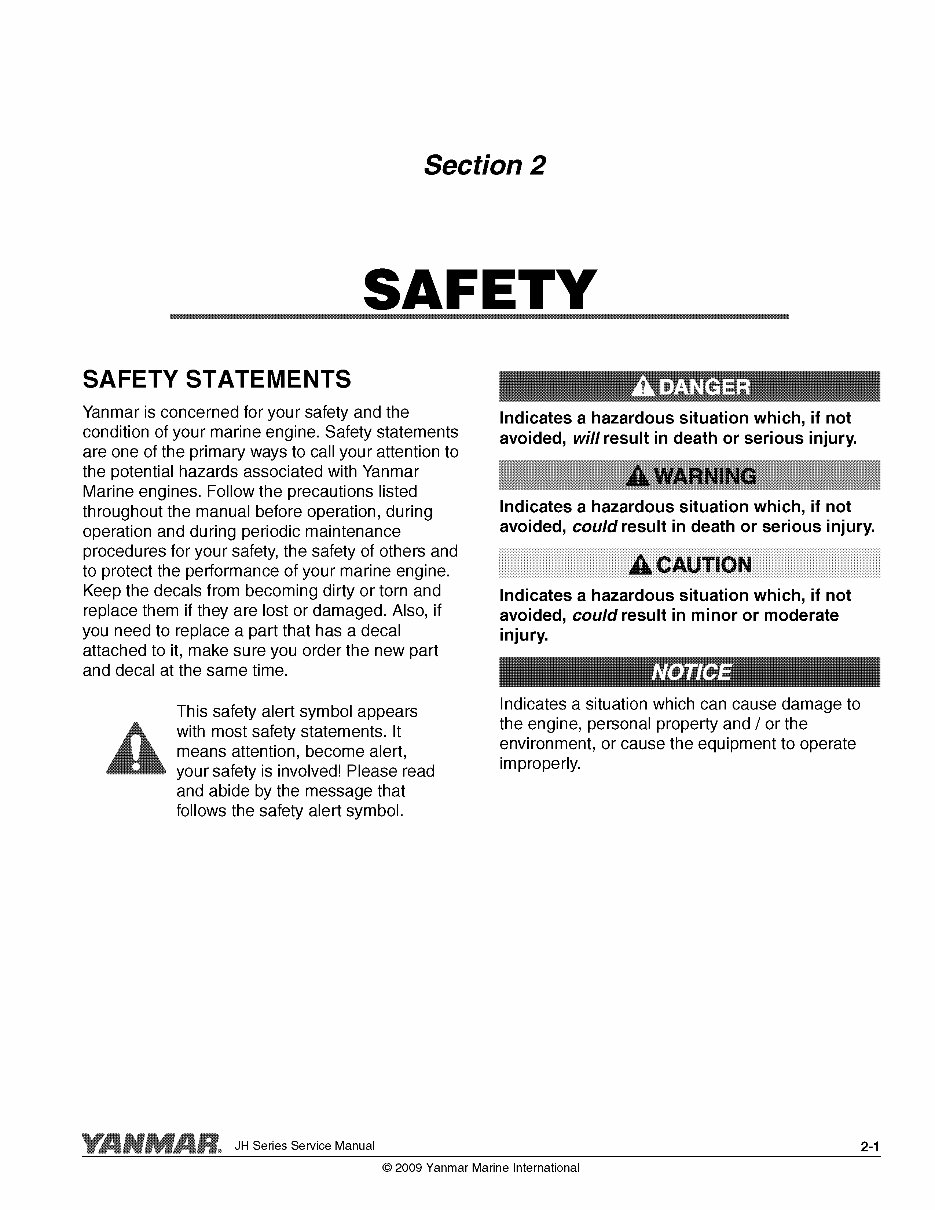 Yanmar Marine Diesel Engine 3JH5E Service Repair Shop Manual preview img 7