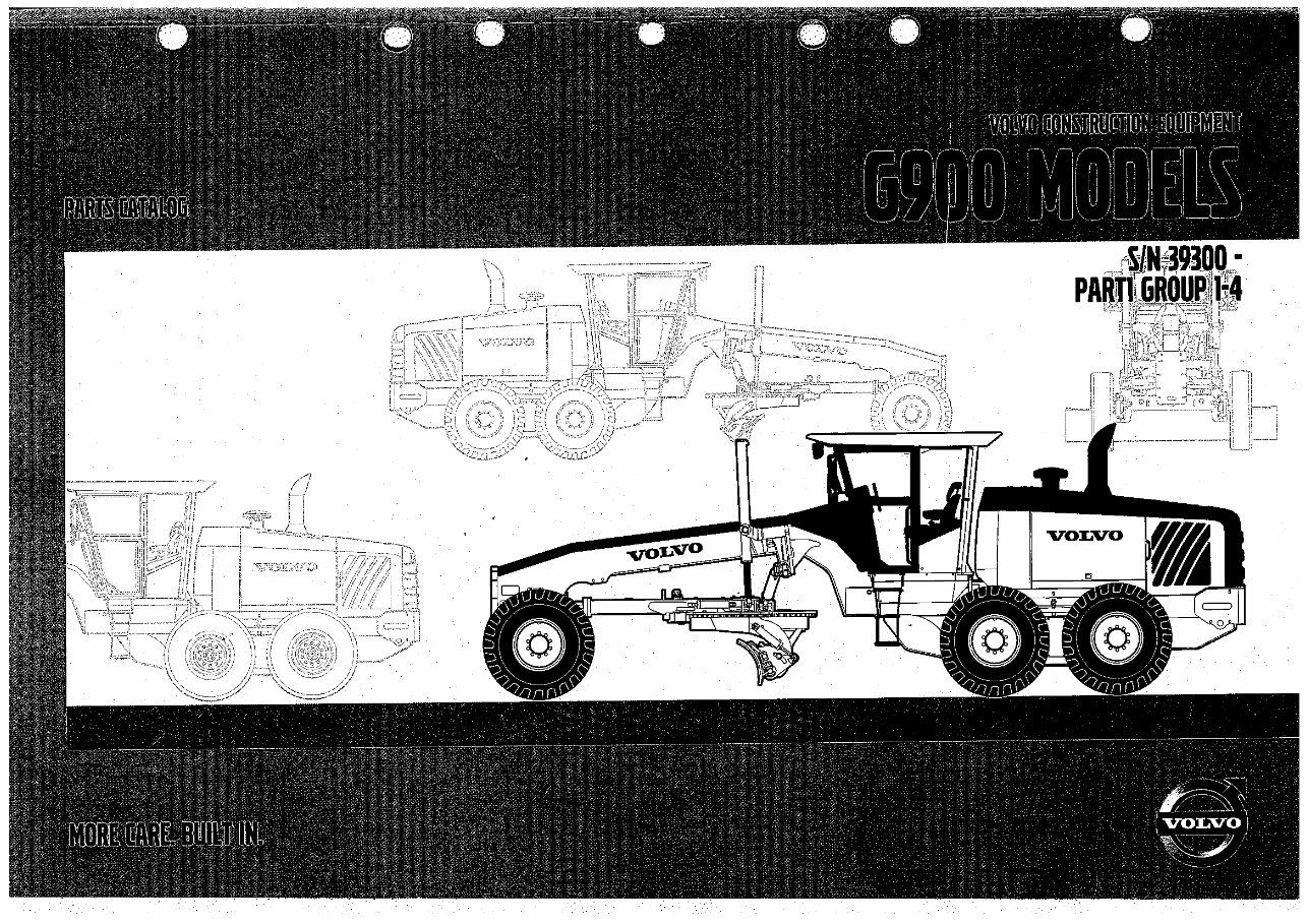 Volvo G900 Series (G930, G940, G960, G970, G990) Parts Catalog preview img 1
