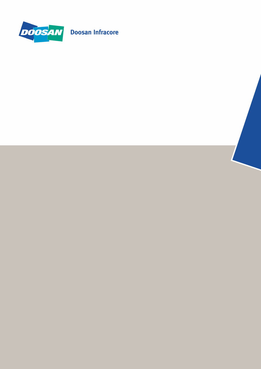 Doosan Generator & Power Unit Diesel Engine P158LE P180LE P222LE PU158TI PU180TI PU222TI Operation Maintenance Service Manual preview img 1