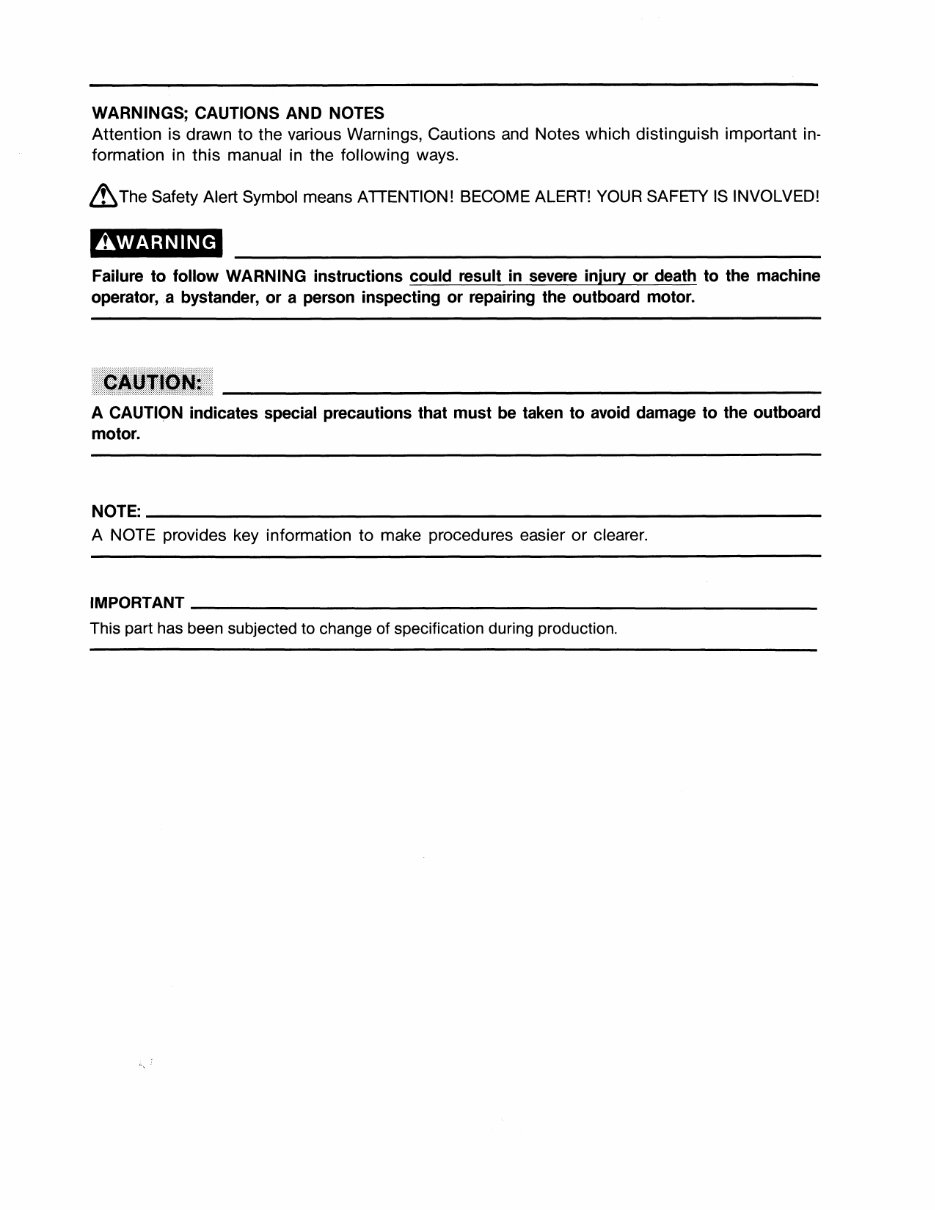 1994 Yamaha P150 TLRS Outboard service repair maintenance manual. Factory Service Manual preview img 4