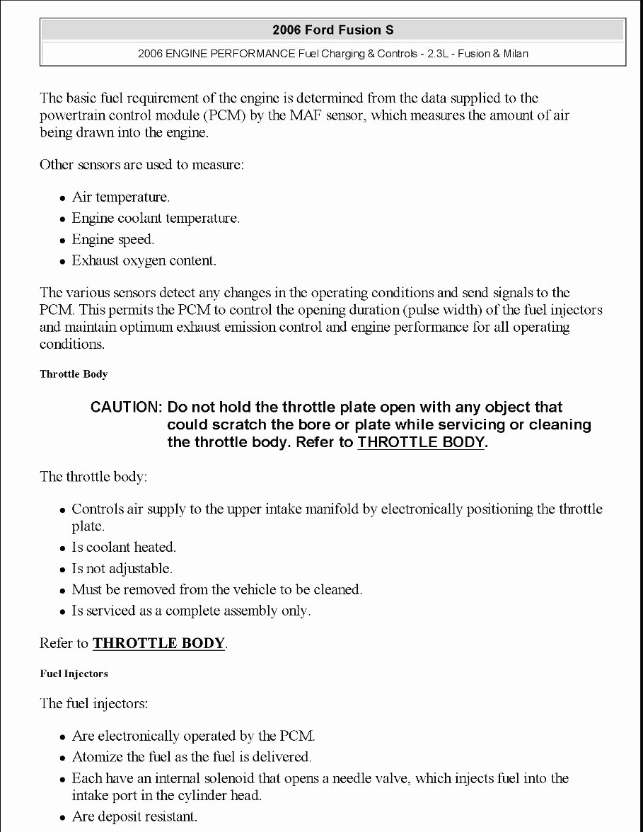 2007 Ford Fusion Service & Repair Manual preview img 2