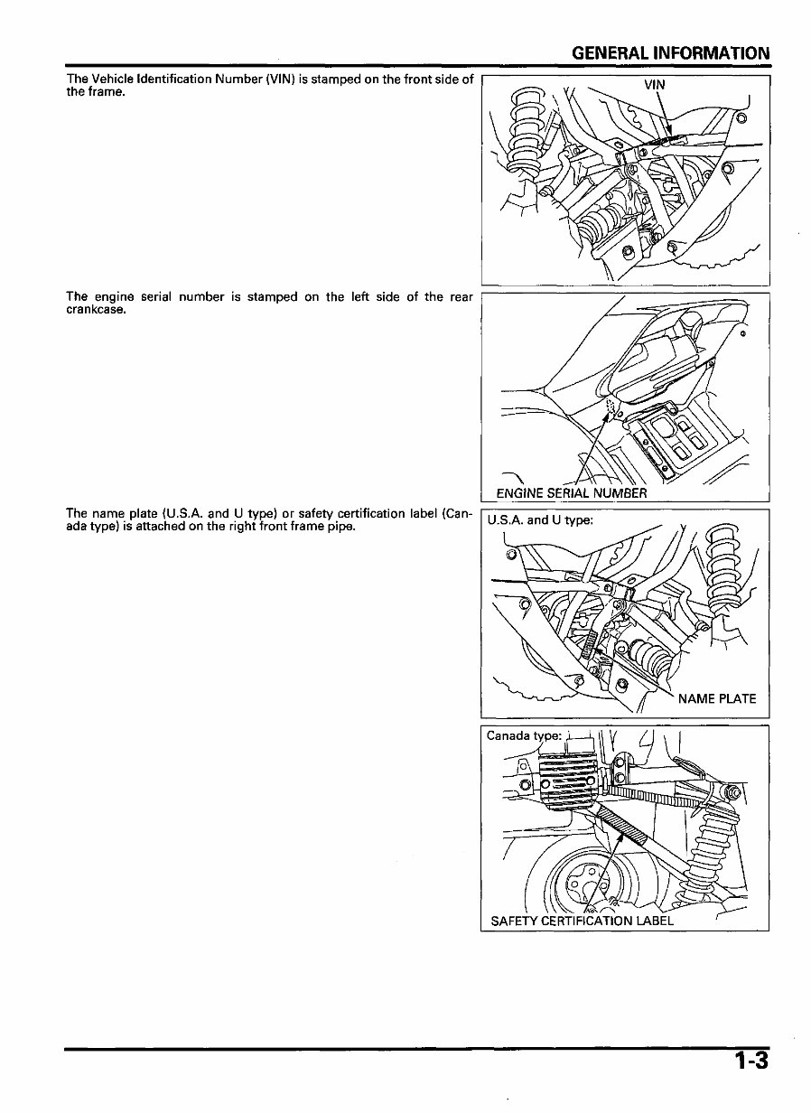 2005 - 2006 Honda Foreman Service Manual preview img 7