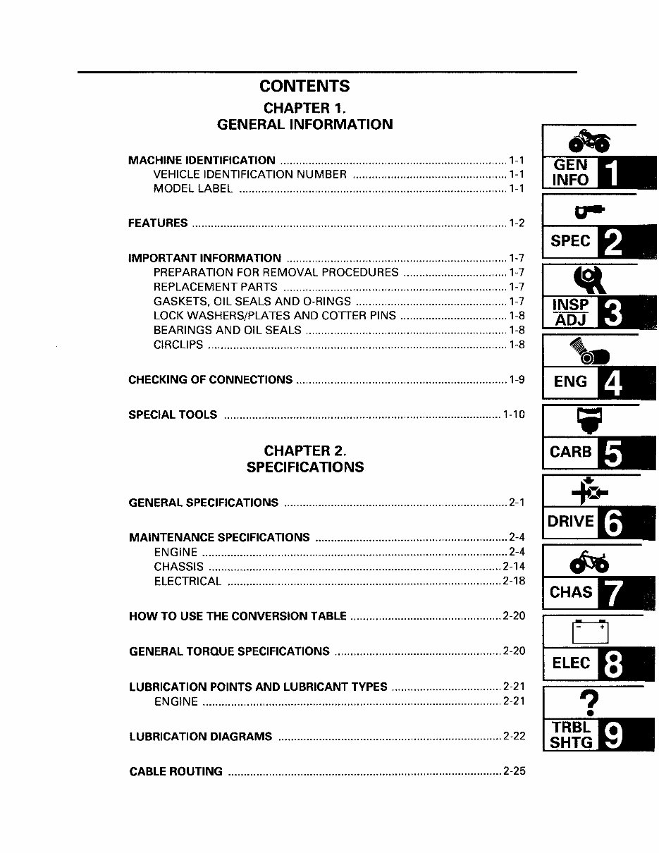  1998-2001 Yamaha Grizzly 600 Repair Manual preview img 8