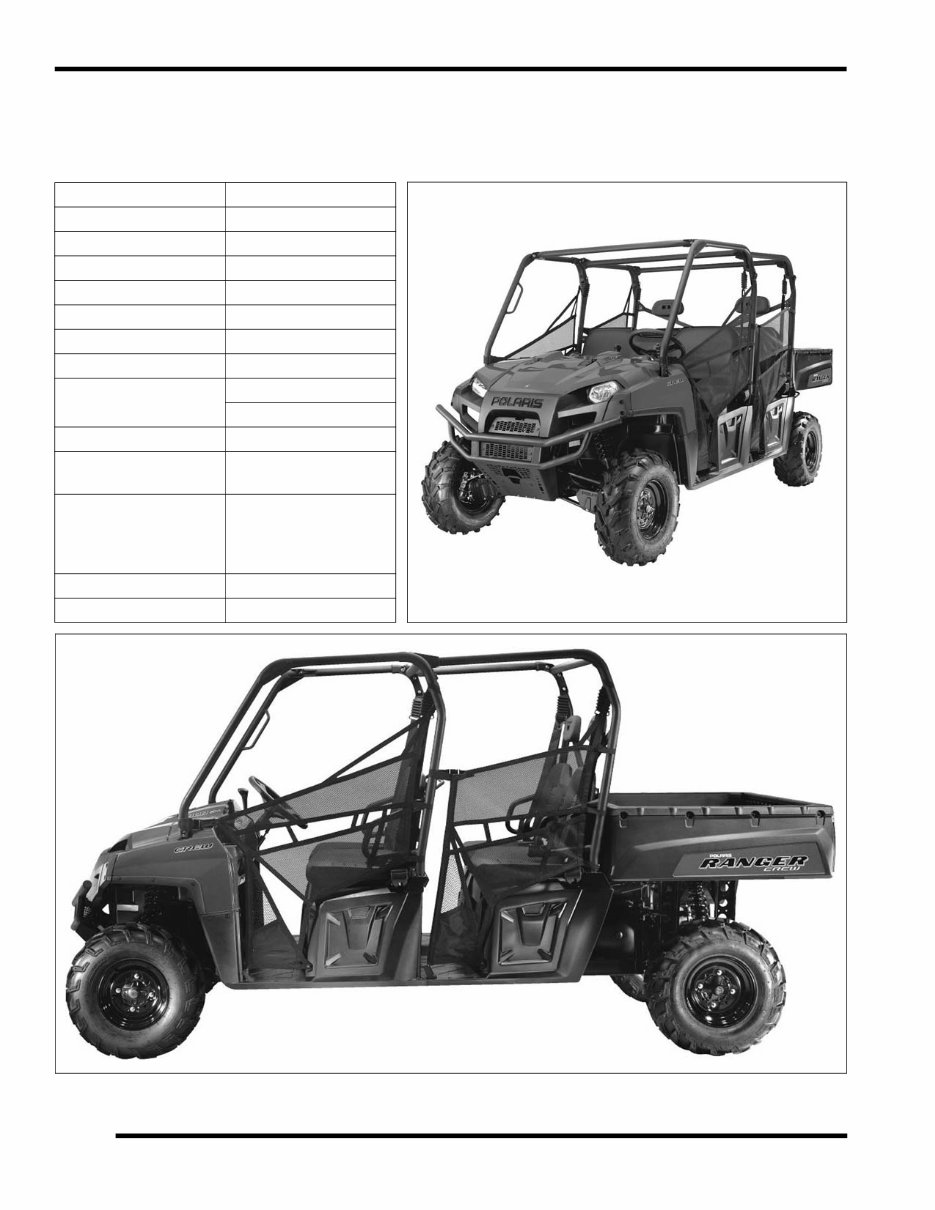 2013 Polaris Ranger 4X4 800 Factory Service & Work Shop Manual preview img 8