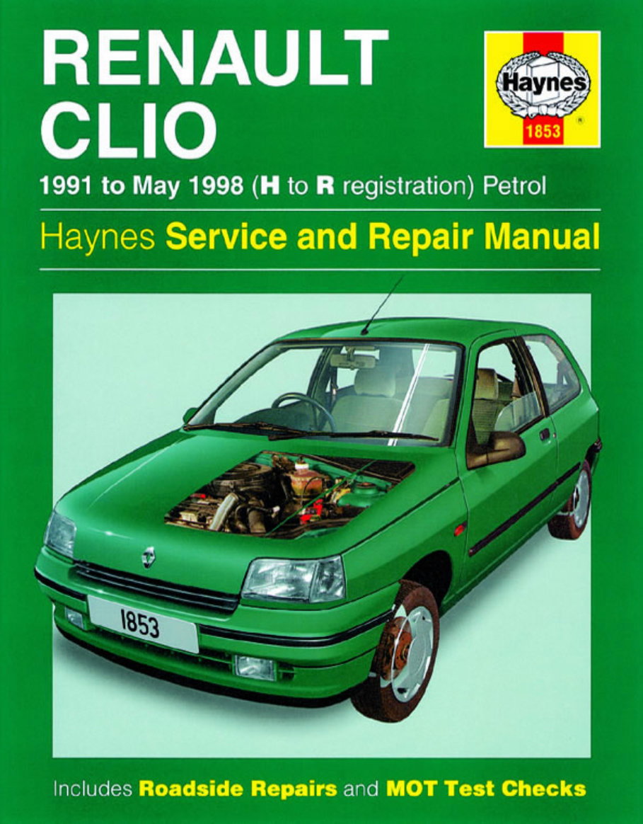 1990-2012 Renault Clio I / II / III Service & Repair Manual preview img 1